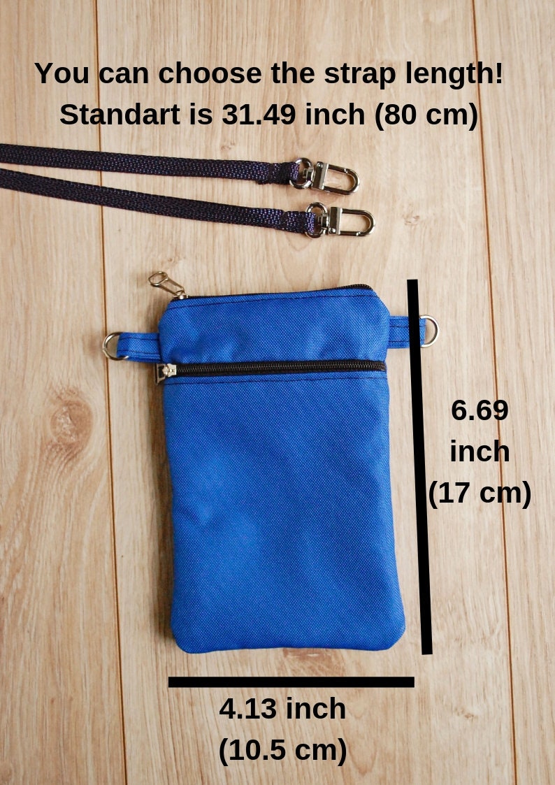 Neck Pouch Bag Sleeve for Cell Phone Mini Travel Neck Wallet Etsy