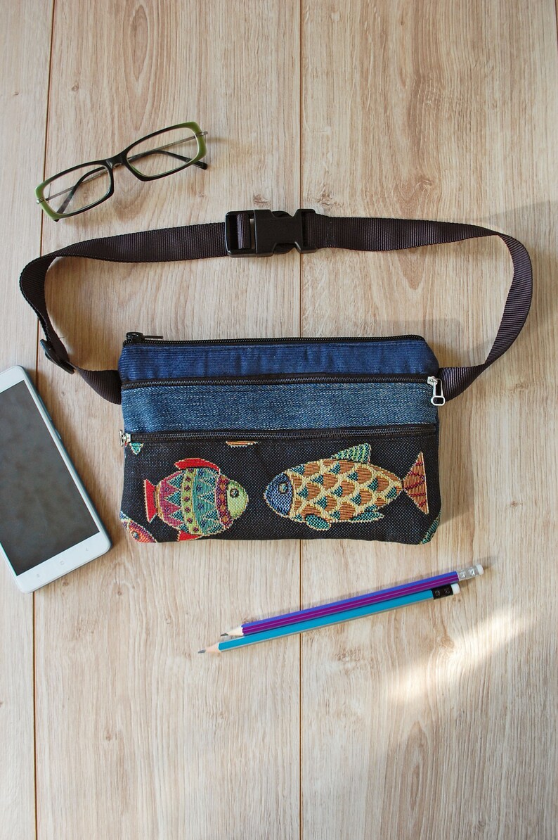 Velvet Fanny Pack Plus Size for Women with Fish Pocket Etsy