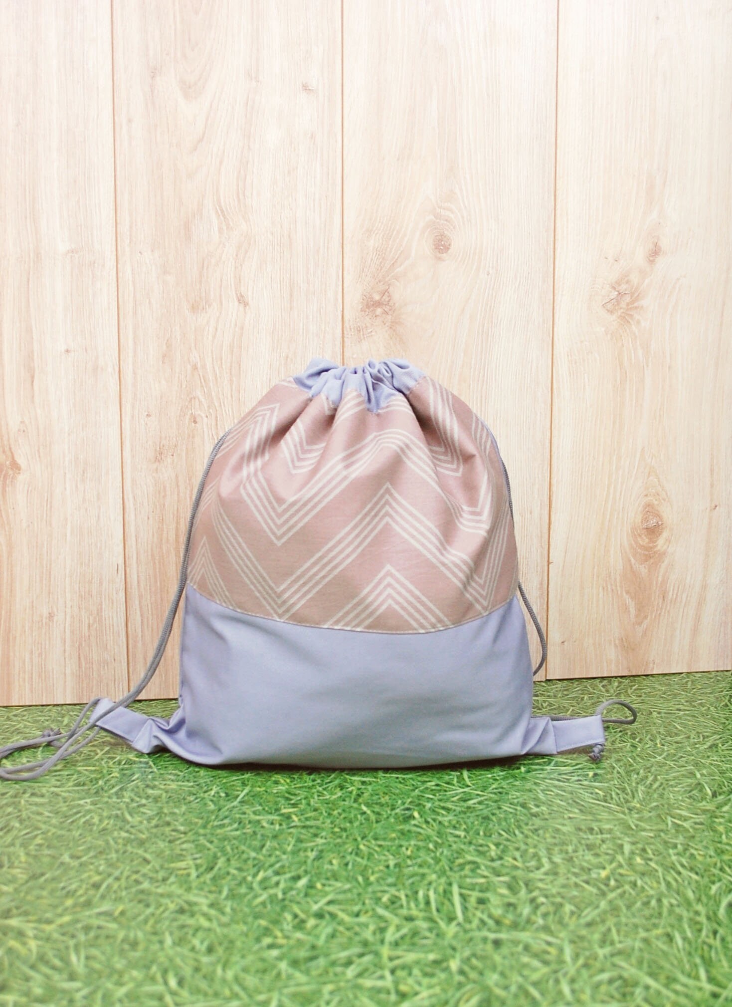 Kordelzug-Rucksack Mit Magic Moon Print – 16x14 Zoll, Polyester, Für Sport, Yoga & Reisen