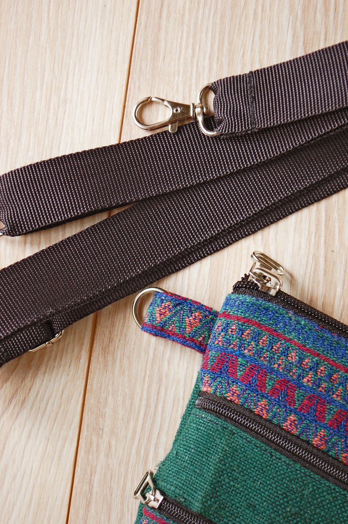 Small Cross Body Pouch Bag Unisex Hippie Burlap Over the Etsy