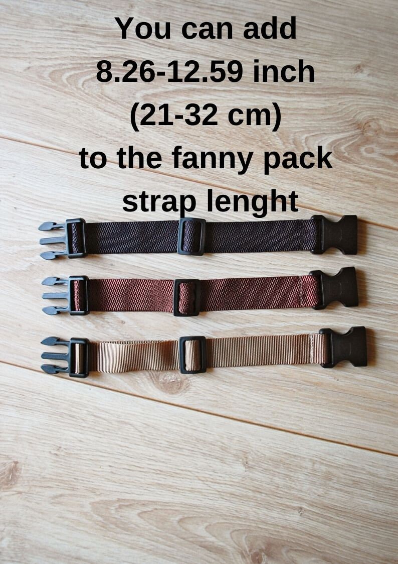 Fanny Pack Extender Belt Bag Adjustable Strap Buckle Waist Extender 