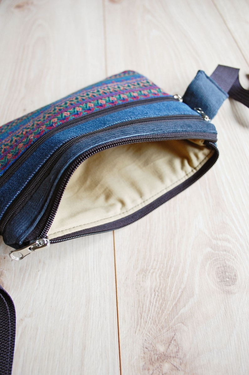 Fanny Pack for Women Boho Plus Size Hippie Waist Bag Denim | Etsy