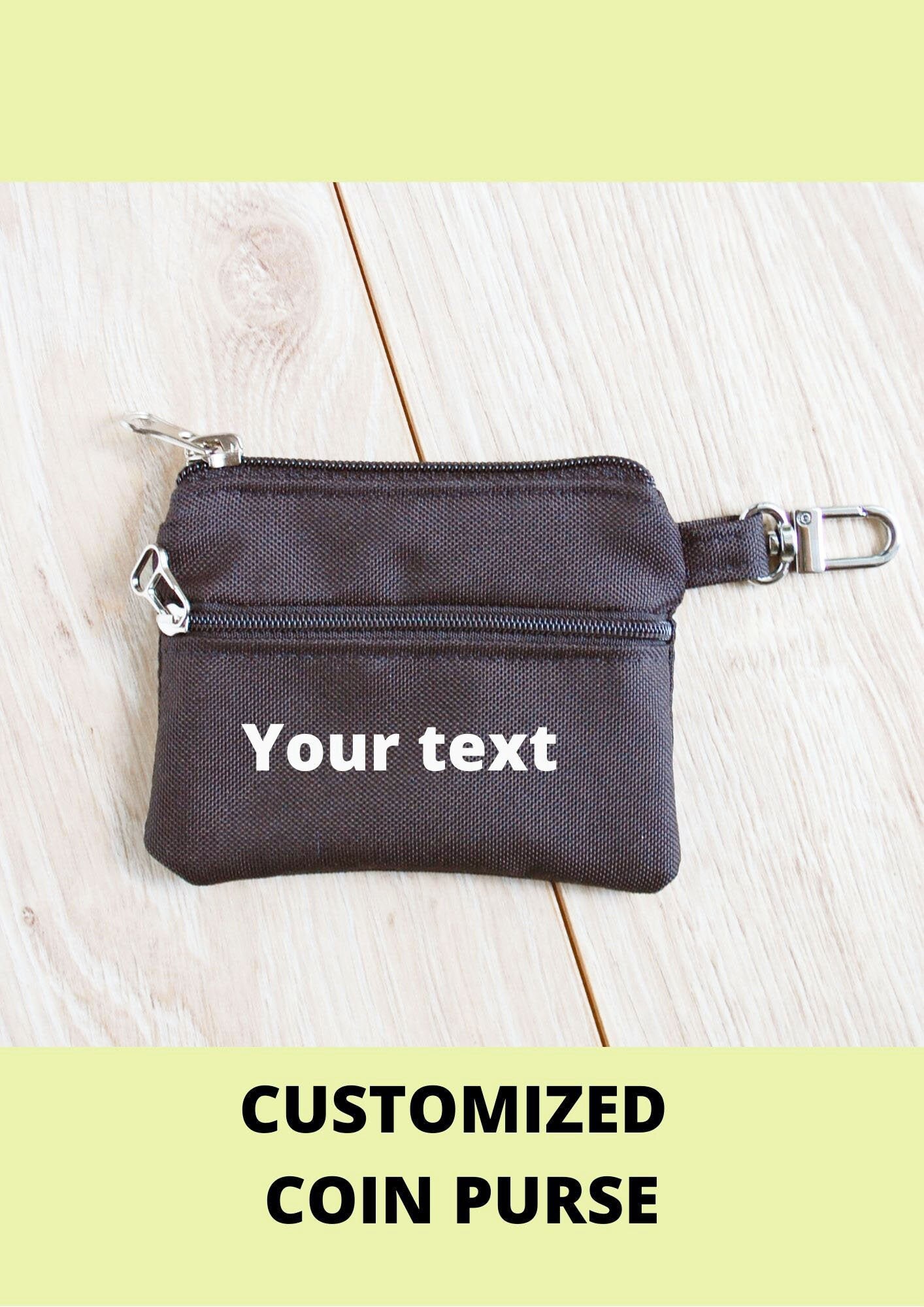customized coin purse