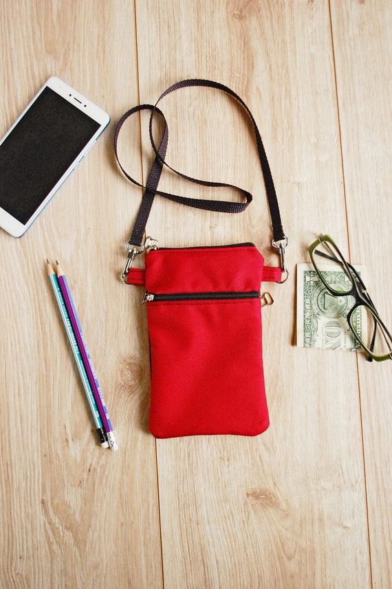 Small Neck Pouch Bag for Cell Phone Travel Neck Wallet 