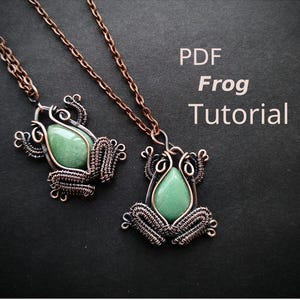 Tutorial/Wire Wrapped Tree Frog Pendant Tutorial/Advanced/PDF Tutorial