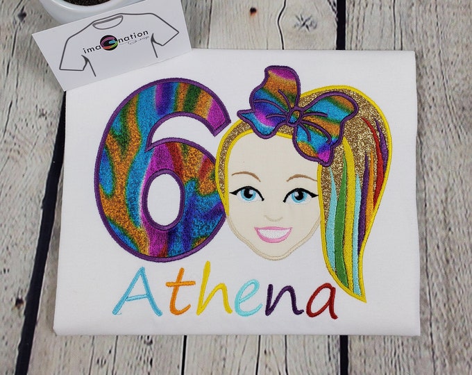 Jojo Siwa Birthday Shirt Personalized With Name and Age - Etsy