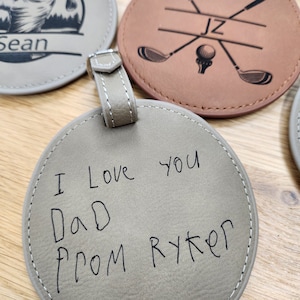 Personalized Golf Bag Tag & Tee Holder: Custom Golf Accessories