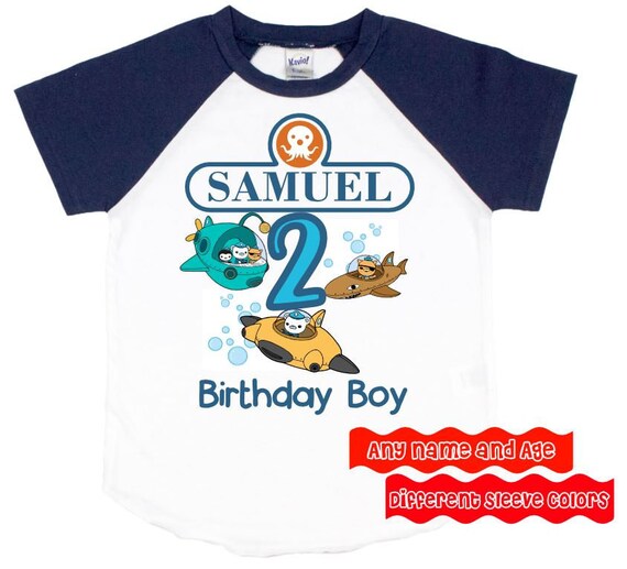 Personalized Octonauts Birthday Shirt 