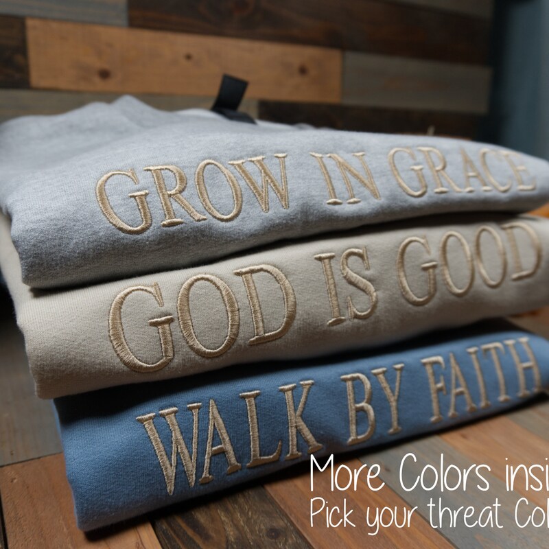 'JESUS & GOD IS GOOD' Sweatshirt main image 1
