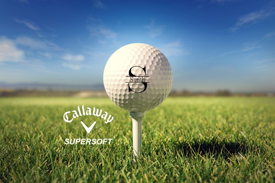 Personalized Golf Balls Monogrammed Initial Design Callaway Christmas