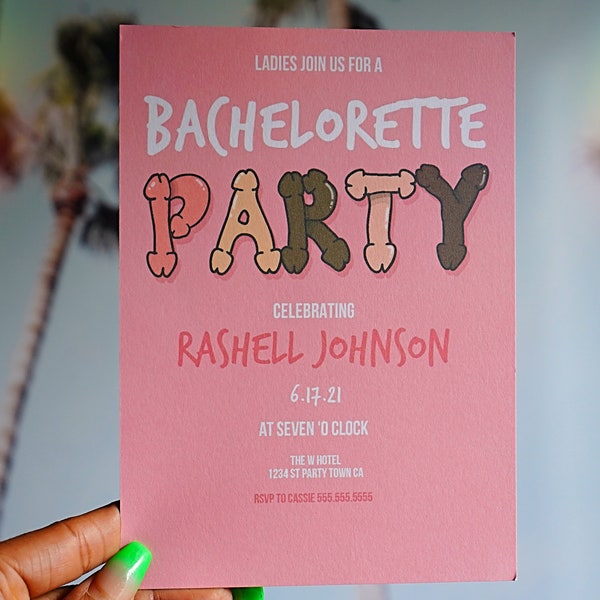 Penis Wedding Invitation - Etsy