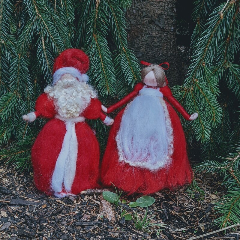 Felt Santa Claus Etsy