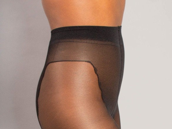 Boohoo Jenna Sheer With Solid Thick Stripe Tights, $14