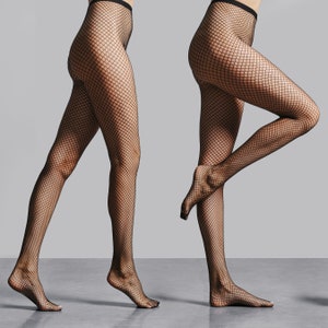 Black Fishnet Stockings | Work Tights| Carnival Stockings | Fishnets | Fashion Accessory | Costume Tights | Drag | Black Tights | Trend