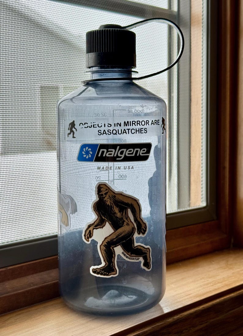 Bigfoot sticker Sasquatch sticker I know Squatch Sasquatch Vinyl Decal Bigfoot Sticker Bigfoot Decal Yeti Decal Iknowsquatch Strider sticker image 3