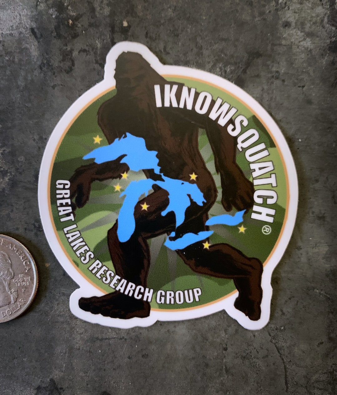 Bigfoot Sticker I Know Squatch Sticker Squatch Yeti Strider Great Lakes ...