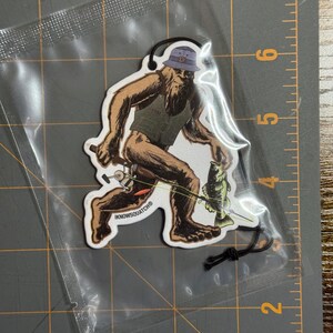 Bigfoot Fishing Air Freshener - Strider Black Ice Scent image 3