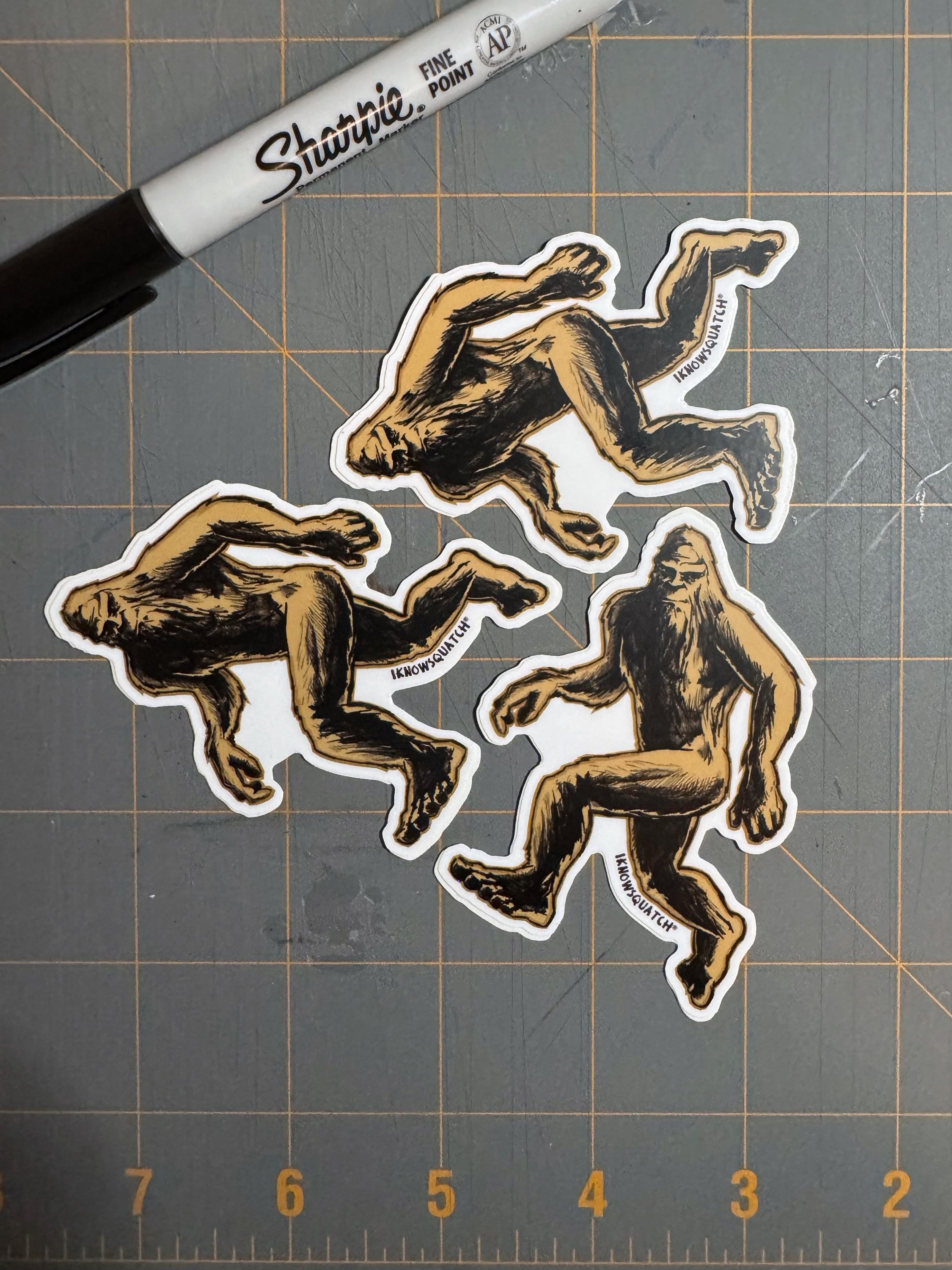 Squatchlet Sticker Bigfoot Sticker Sasquatch Sticker I Know Squatch Sasquatch Vinyl Decal ...