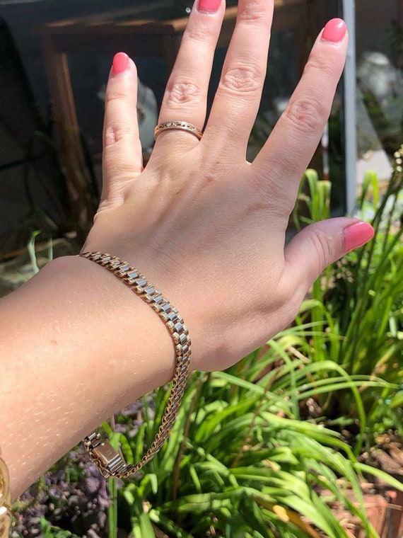 Two Tone Link Bracelet