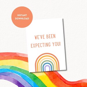 Funny printable coming out card to support your LGBTQ+ friends and family