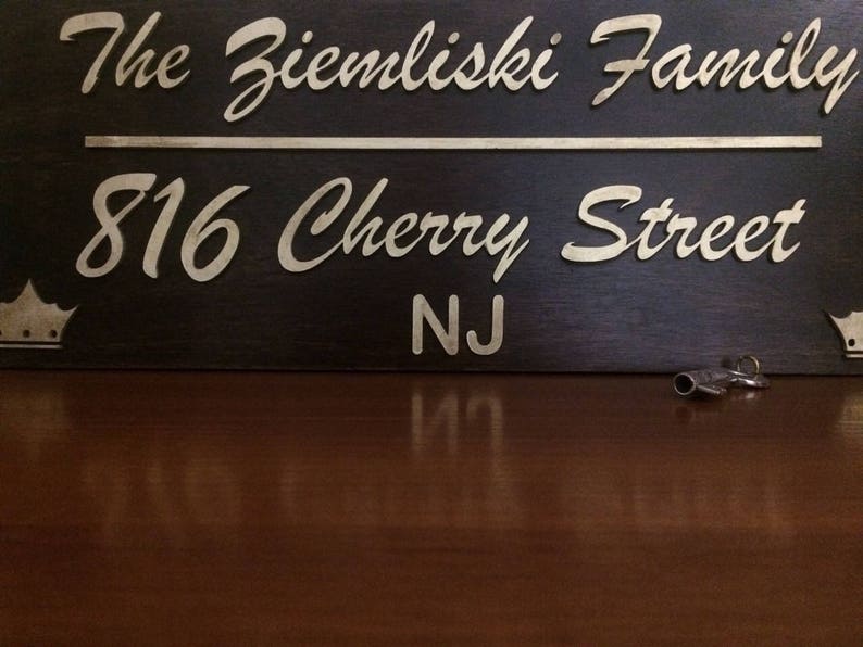 Family Last Name Sign Wood Address Sign Rustic Sign Address Etsy