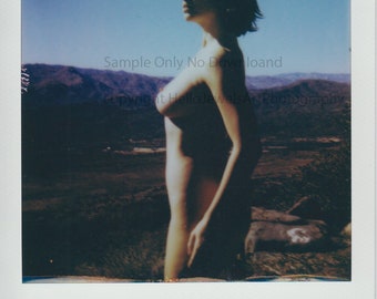 Landscape Nude - Nude Polaroid Film Print