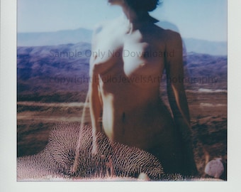 Triple Exposure - Semi-Nude Polaroid Film Print