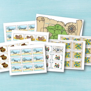 Jogo de caçadores de tesouros para impressão, jogo de tabuleiro divertido para a família, download digital, atividade divertida para famílias, diversão educacional, imprimir em casa