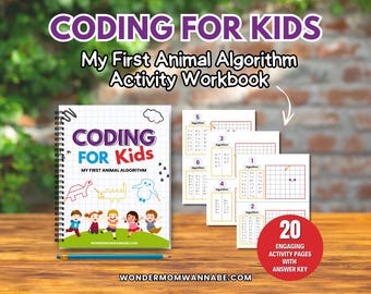 Programación para niños: algoritmos sencillos y diversión con la programación para principiantes / Kit de programación para educación en casa, kit STEM para el aula, potenciador cerebral preescolar