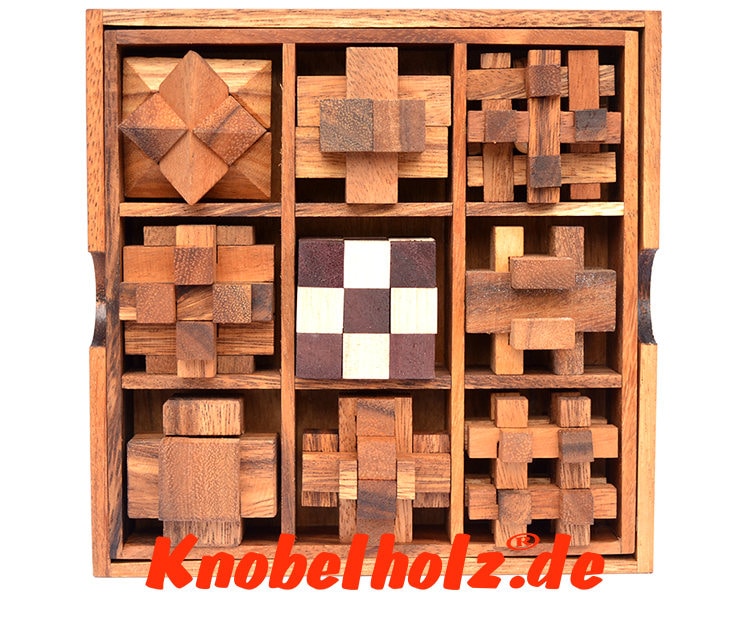 DIABOLICUBE 4x4 - jeu casse tête à partir de 12 ans difficulté 6-6. En bois  massif aux normes CE, marque française le Délira 2791