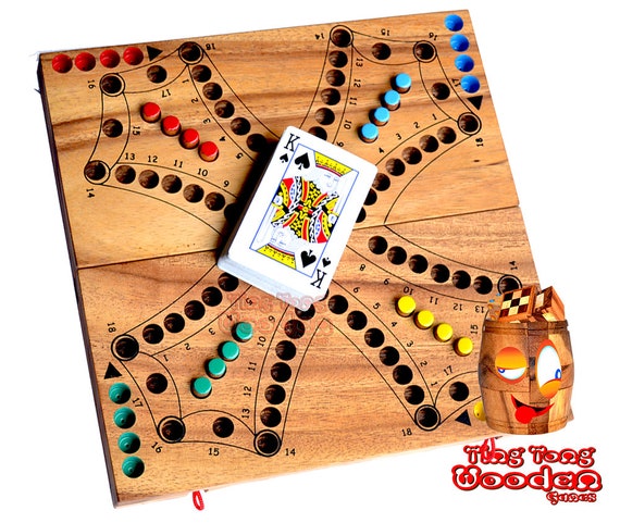 Tock Tock Dog Game 4 Player The Exciting Ting Tong Family Etsy