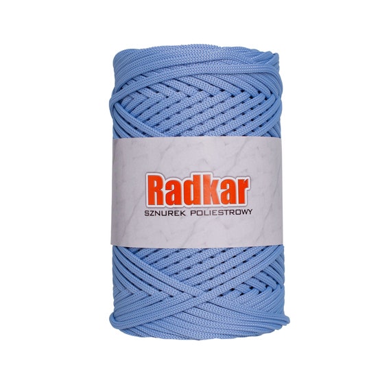 BLUE RADKAR 3mm Polyester Bag Cord Polyester Bag Yarn Macrame and