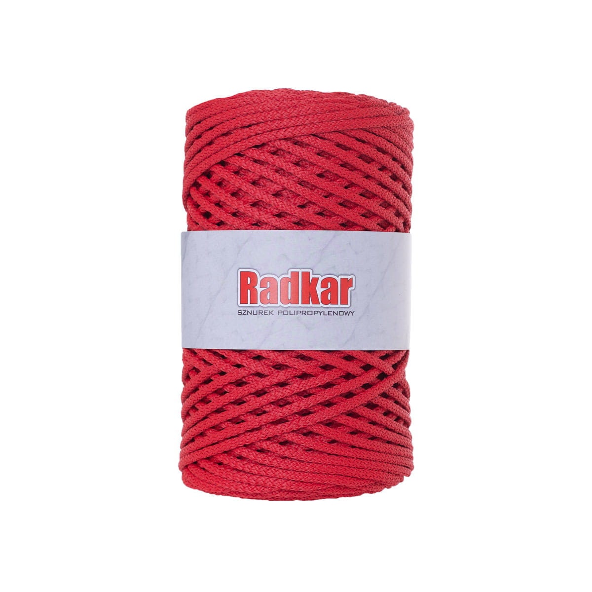 6mm Red Braided Macrame Cord 100 Yards
