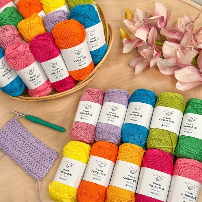 New 6BallsX50gr Soft 8 Ply Cotton Hand Rug Home Decor Knit Crocheting Yarn  04