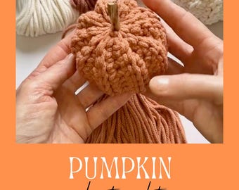 How to Crochet Stuffed Pumpkin Video Tutorial only | DIY | Beginner Crochet Project I Handmade Gift