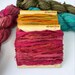 32 FEET/10 METERS Sari Silk Ribbons/Ribbon Sari for weaving, craft projects/Raw Edge Ribbon /Artisan Ribbon /Weaving /Gift Wrapping 
