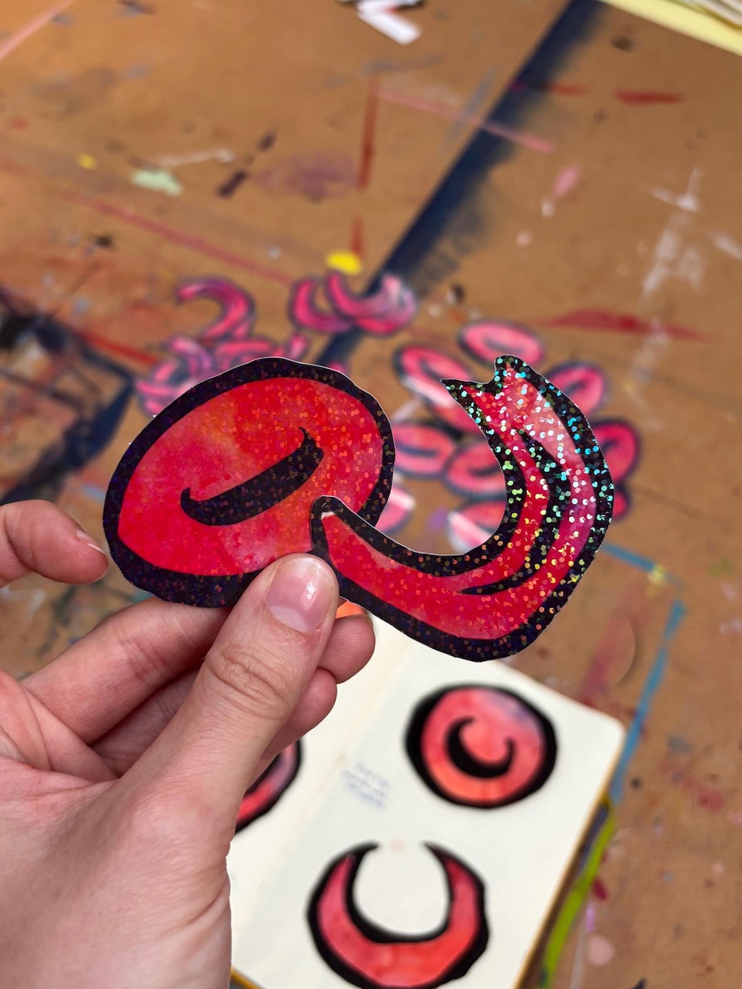 Holographic Blood Cell Stickers - Etsy
