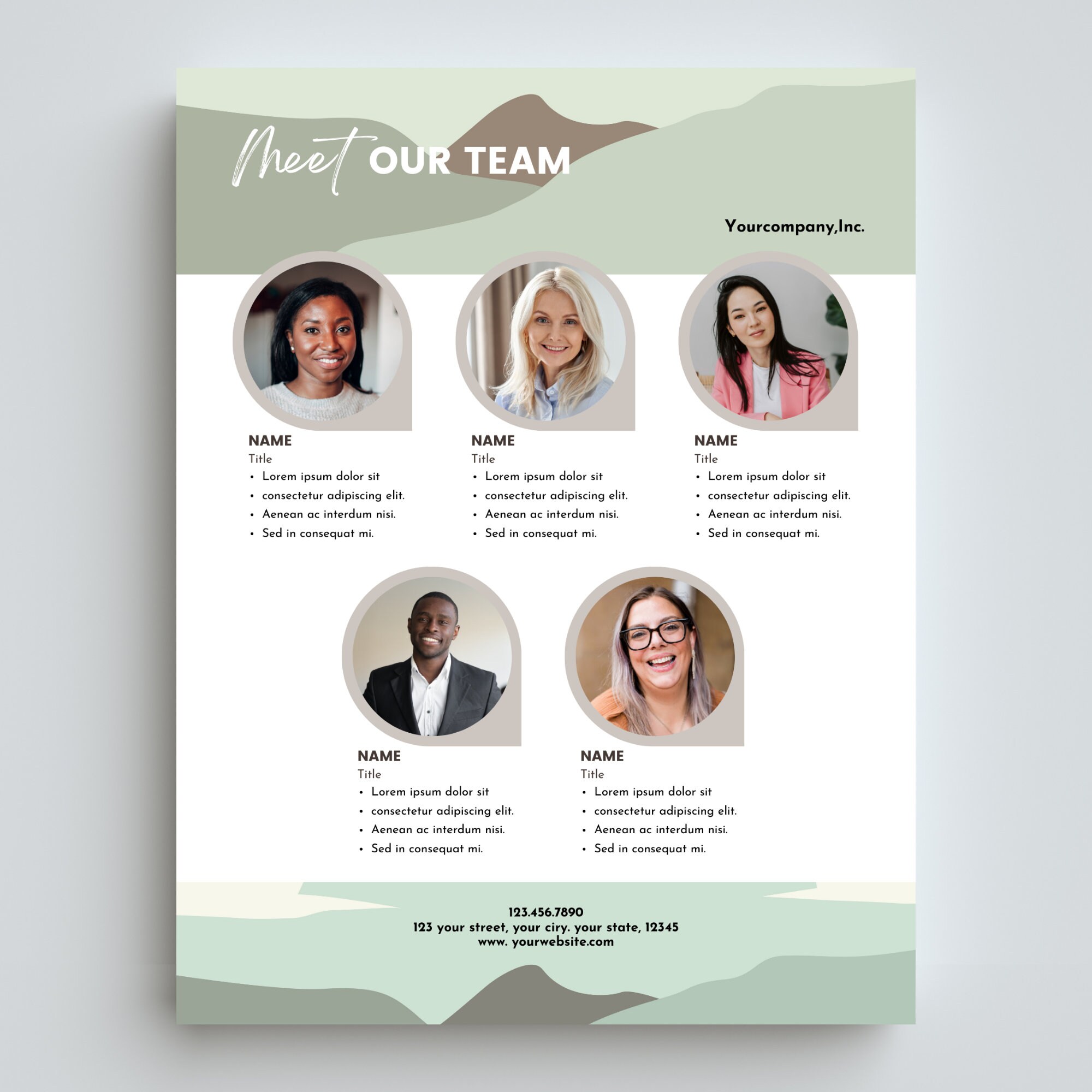Meet Our Team Flyer Template Canva Modern Team Introduction Editable Meet Our Team Flyer Template Canva Modern Team Introduction Editable