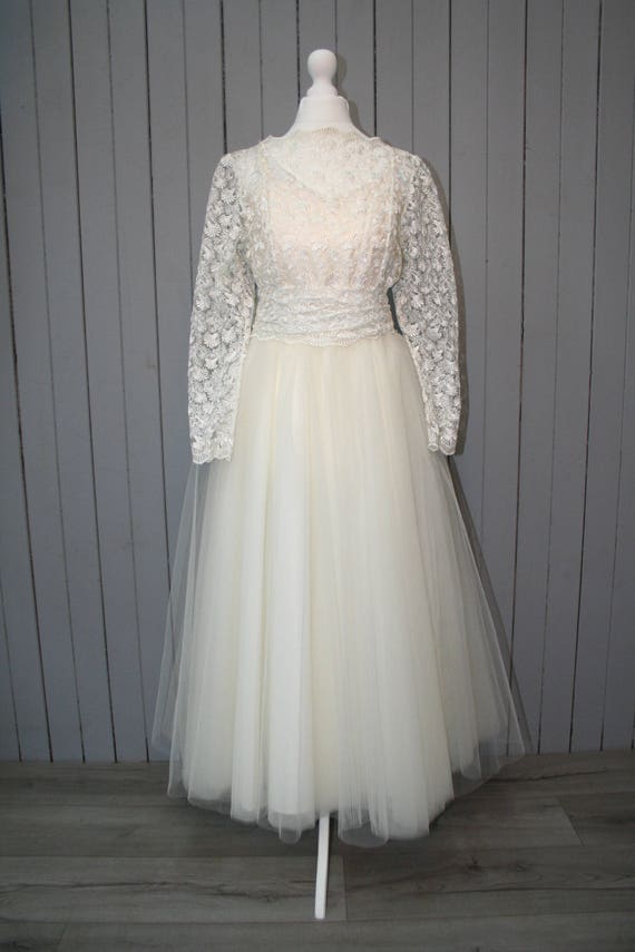 1950s Wedding Gown