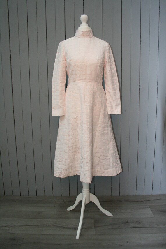1960s Pastel Pink Dress
