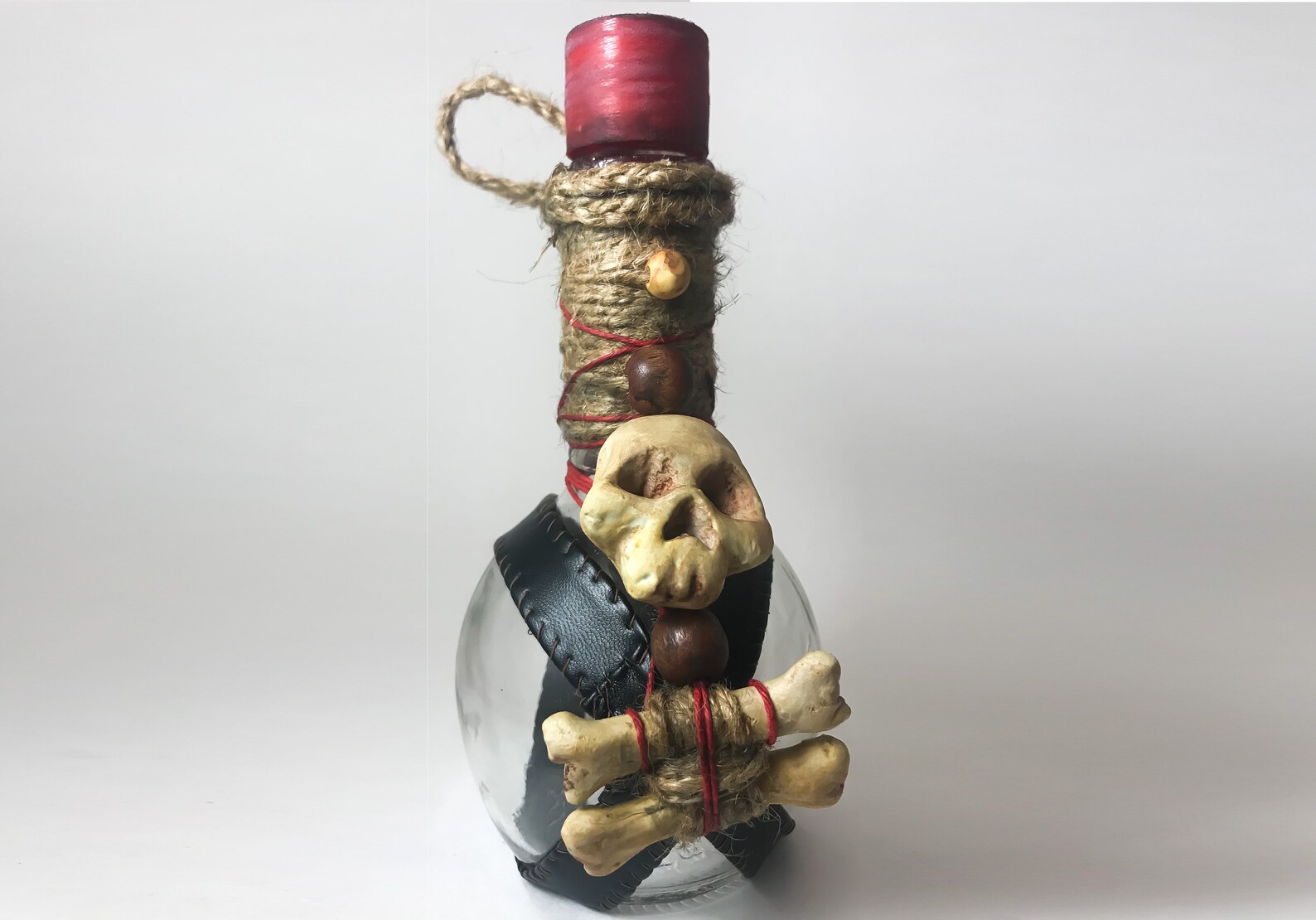 Skull Potion Bottle Etsy