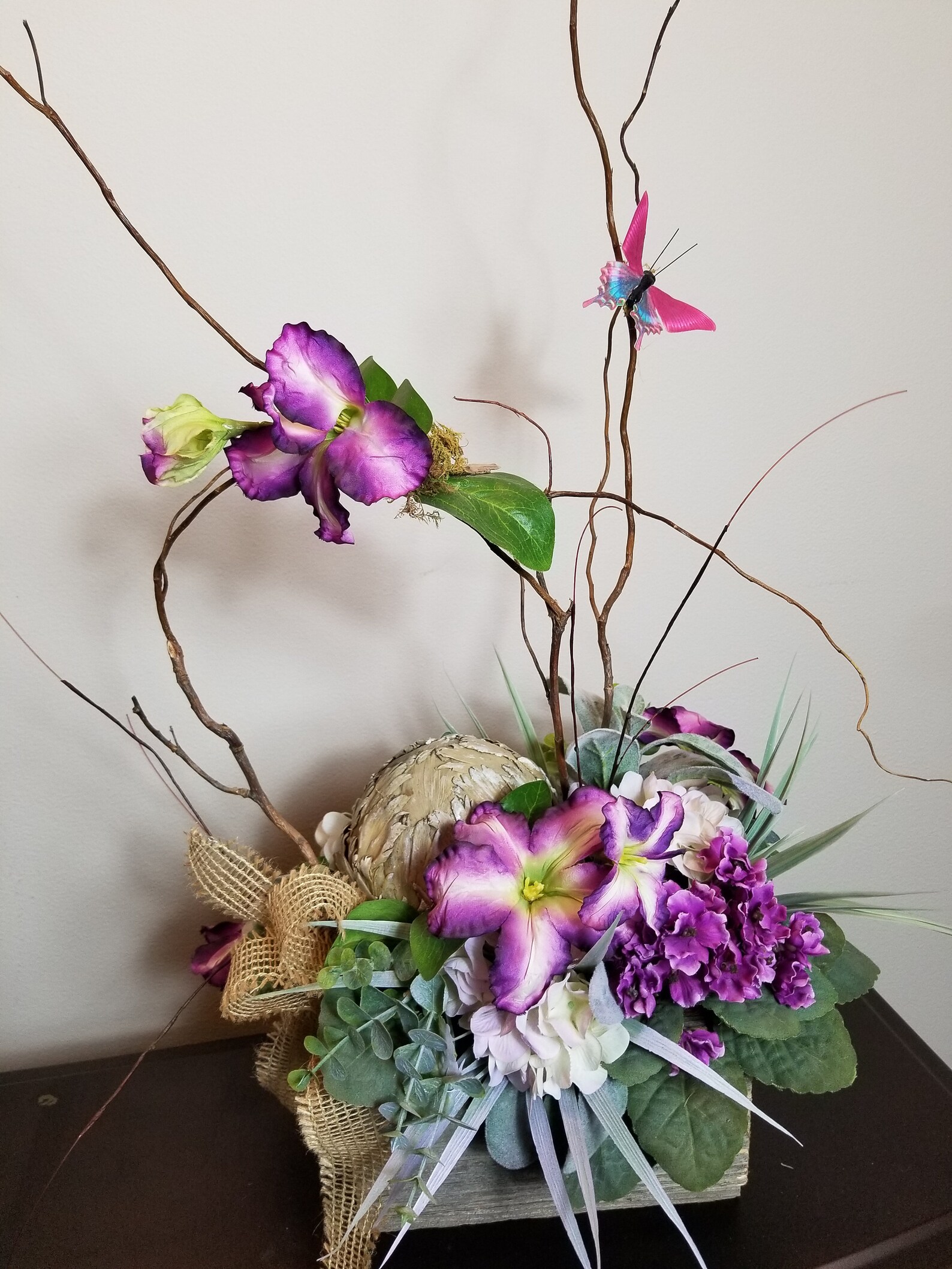 Coffee Table Floral Farmhouse Table Décor Everyday Floral Etsy