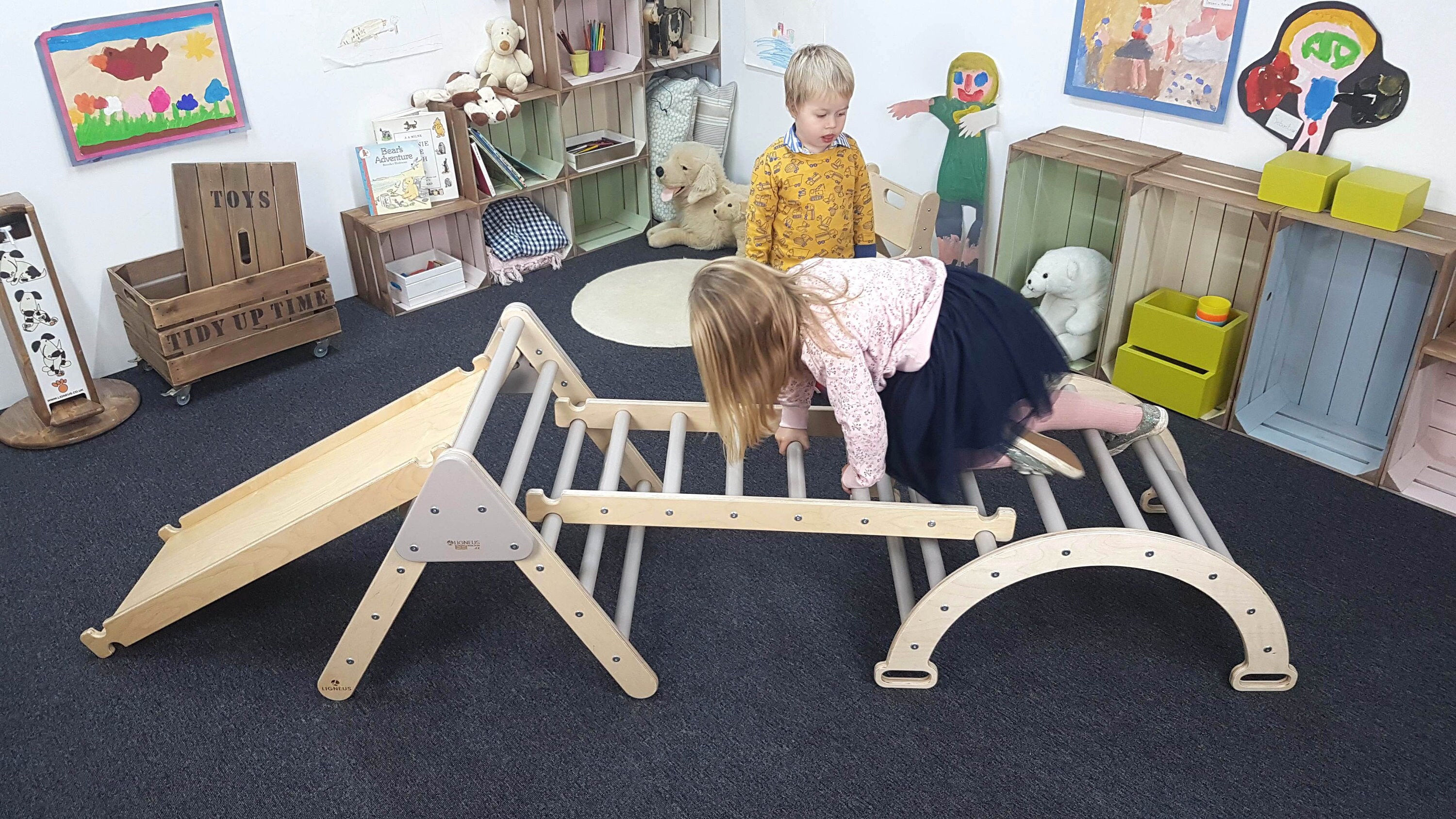Ligneus PLAY Nursery Climbing frame Climbing triangle with Etsy
