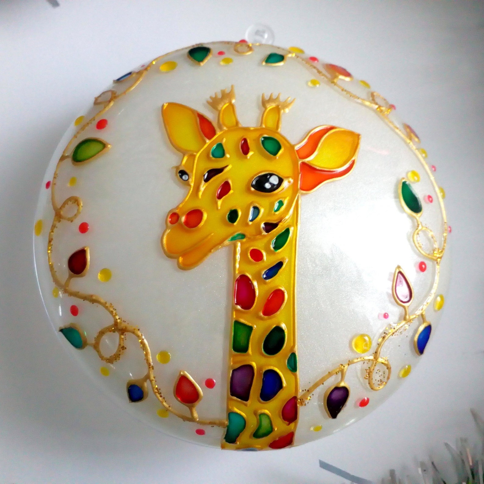Giraffe Christmas Ornament 
