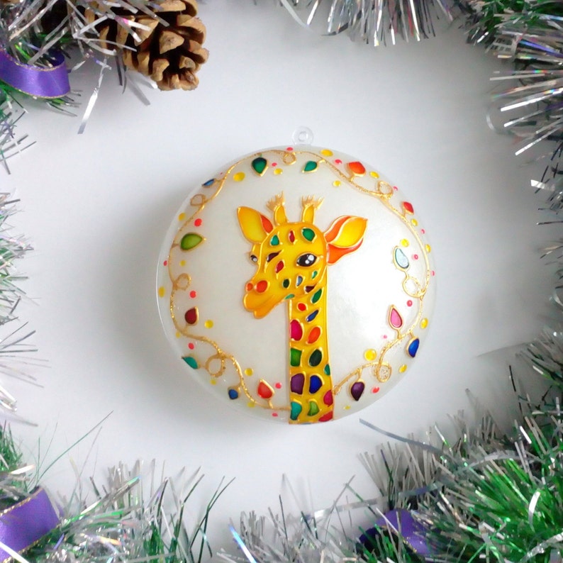 Giraffe Christmas Ornament 