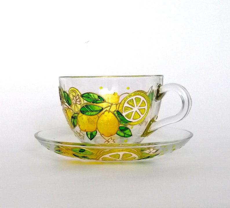 Personalised Lemon Tea Cup and Saucer Custom Bridal Shower Etsy