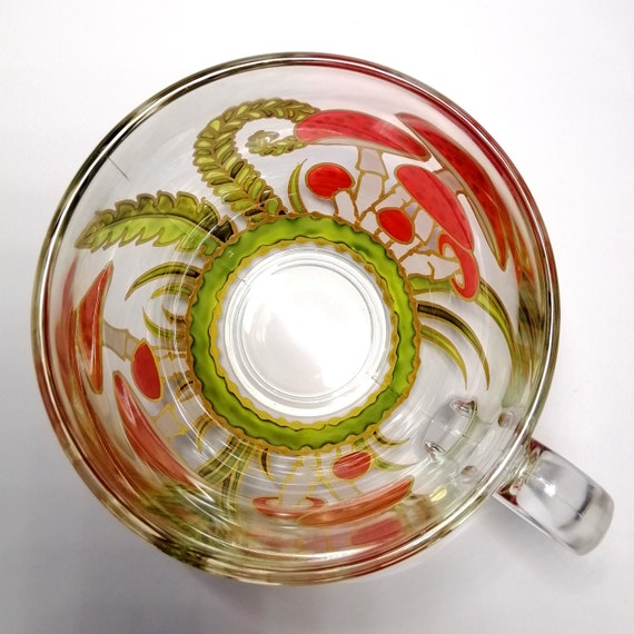 Frog & mushroom mug, handmade ceramic tea cup, toadstool fairy mug 250ml. -  Shop LekaCeramics Mugs - Pinkoi