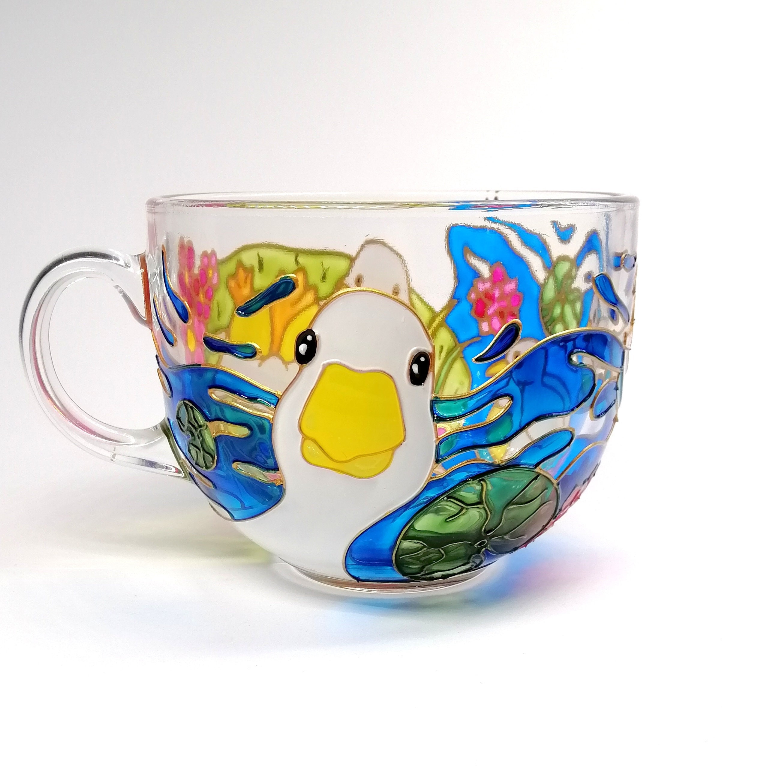 Handmade Goose Coffee Mug: Personalized Bird Lover Gift