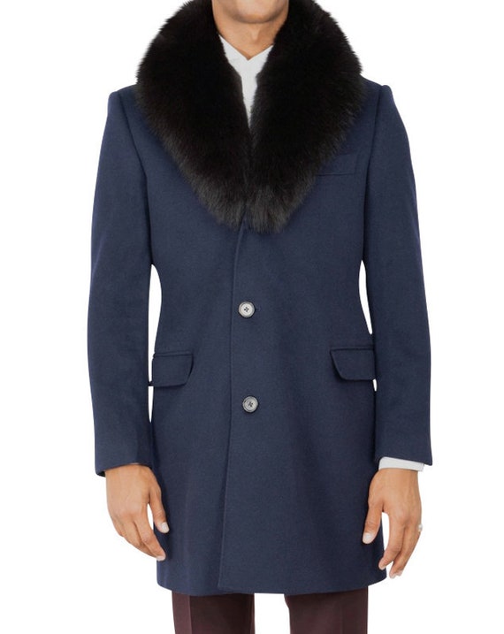 top with fur collar