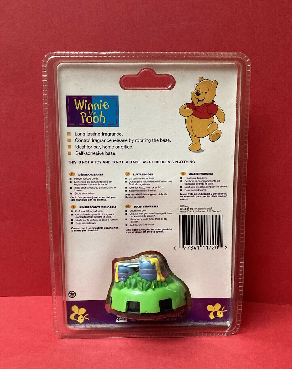 Disney WINNIE THE POOH Air Freshener Vintage 1990s New in Box - Etsy